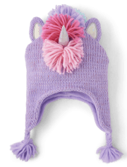 Girls Unicorn Tassel Hat