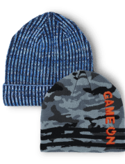 Boys Game On Beanie 2-Pack