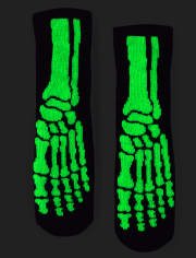 Lot de 3 paires de chaussettes unisexes Glow Spooky Squad pour bébé et tout-petit