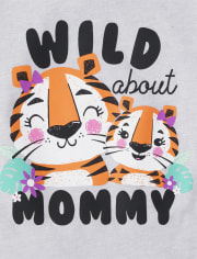 Baby And Toddler Girls Mommy Graphic Tee