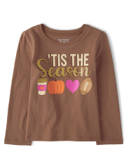 Baby And Toddler Girls 'Tis The Season Graphic Tee