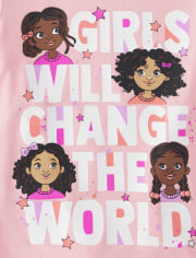 Baby And Toddler Girls Gymnasts Graphic Tee 2-Pack