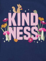 Baby And Toddler Girls Kindness Graphic Tee 3-Pack