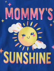 Baby And Toddler Girls Family Graphic Tee 3-Pack