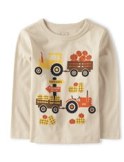 Baby And Toddler Boys Tractor Graphic Tee