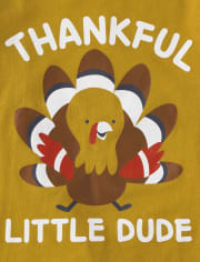 Baby And Toddler Boys Thankful Graphic Tee