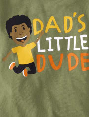 Baby And Toddler Boys Dad's Dude Graphic Tee