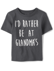 Baby And Toddler Boys Grandma Graphic Tee