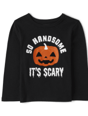 Baby And Toddler Boys Handsome Pumpkin Graphic Tee