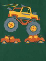 Baby And Toddler Boys Monster Truck Graphic Tee