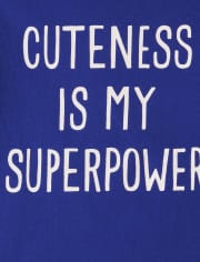 Baby And Toddler Boys Cuteness Graphic Tee