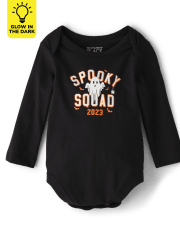 Unisex Baby Matching Family Glow Spooky Squad Graphic Bodysuit