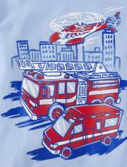 Baby And Toddler Boys Vehicle Dino Graphic Tee 4-Pack