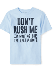 Boys Don't Rush Me Graphic Tee