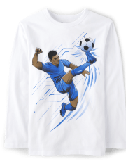 Boys Soccer Graphic Tee