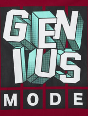 Camiseta con estampado Genius Mode para niño