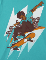 Boys Skater Boy Graphic Tee