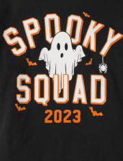 Unisex Kids Matching Family Glow Spooky Squad Graphic Tee
