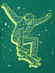 Boys Galaxy Skater Graphic Tee
