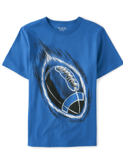 Boys Football Graphic Tee