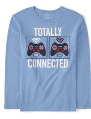 Boys Totally Connected Graphic Tee