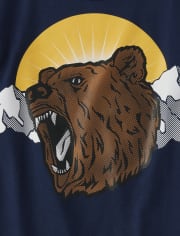 Boys Bear Graphic Tee