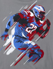 Boys Football Graphic Tee