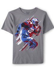 Boys Football Graphic Tee