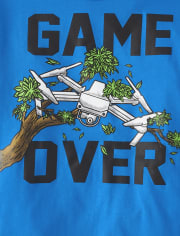 Boys Game Over Graphic Tee