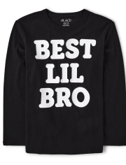 Camiseta con gráfico Lil Bro para niños