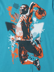 Boys Basketball Graphic Tee