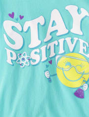 Girls Stay Positive Graphic Tee