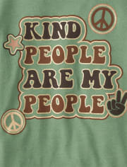 Girls Kind People Graphic Tee