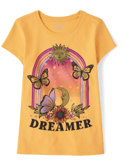 T-shirt graphique Dreamer pour fille
