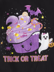 Girls Trick Or Treat Graphic Tee