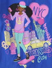Girls NYC Girl Graphic Tee