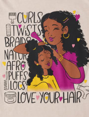 Girls Love Your Hair Graphic Tee