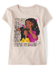 Girls Love Your Hair Graphic Tee