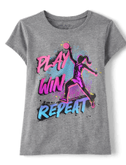Girls Basketball Graphic Tee