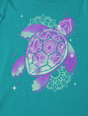 Girls Turtle Graphic Tee