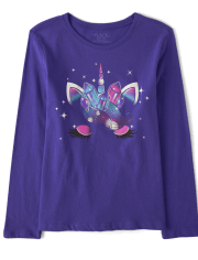 Girls Unicorn Graphic Tee