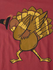Boys Turkey Dab Graphic Tee