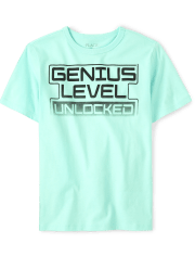 Boys Genius Level Graphic Tee