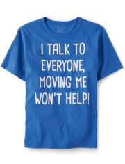 Boys Talk To Everyone Graphic Tee