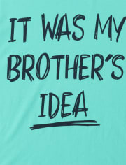 Boys Brother's Idea Graphic Tee