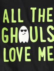 Boys Glow Ghouls Love Me Graphic Tee