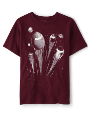 Camiseta con gráfico de fútbol para niño