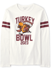 Unisex Adult Matching Family Turkey Bowl Graphic Tee