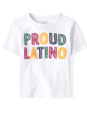 Baby And Toddler Boys Proud Latino Graphic Tee