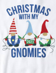 Pijama familiar de Navidad con mis gnomies 2023, unisex, para niños, de ajuste ceñido, de algodón y forro polar
